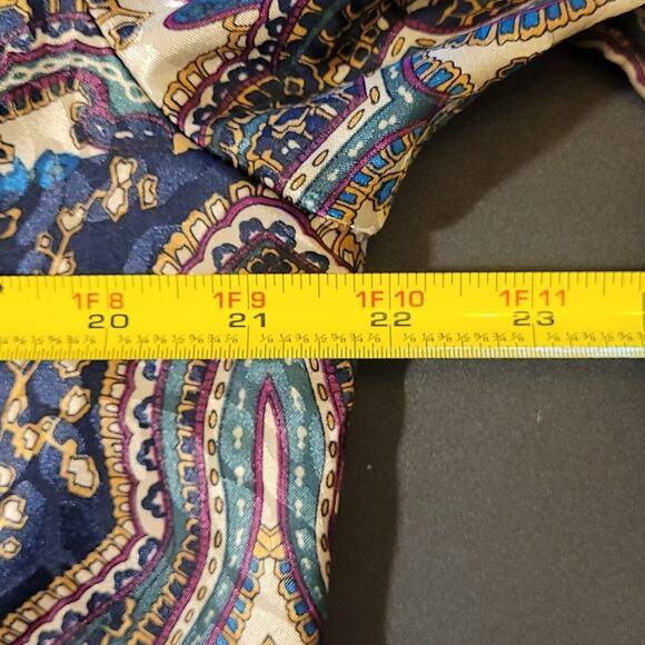 Vintage Size 14 Notations Layering Fall Colors Paisley and Floral Gorgeous - Picture 9 of 12